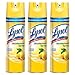 Lysol Disinfectant Spray, Lemon Breeze, 19 Ounce (Pack of 3)