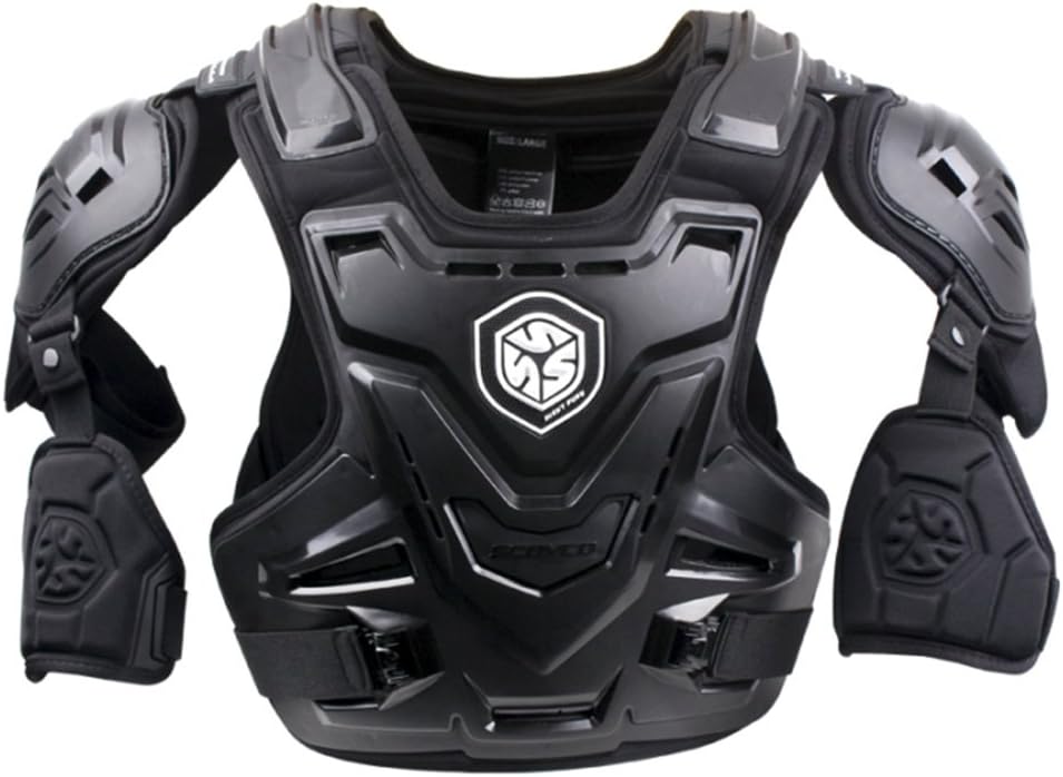 Motorcycles Chest Back Protector Armour Vest CE Approved Sport Protective Gear Shockproof