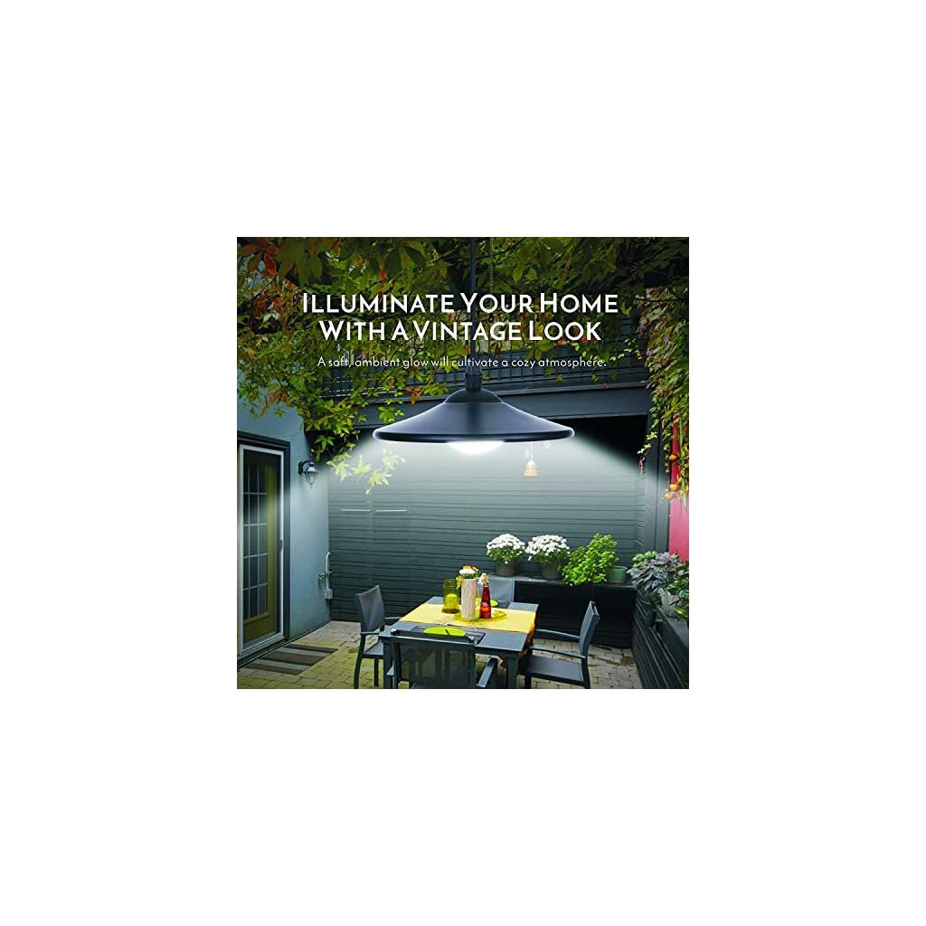 Lixada 3W Solar Hängende Lampe/Solarleuchten mit Fernsteuerungs