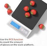 MUNBYN Digital Postal Scale 66lb/30kg with Hold Tear Function & Tape Measure view 3
