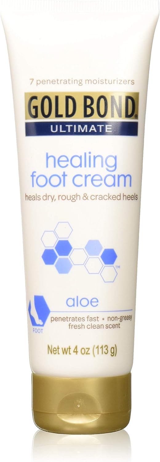 Gold Bond Ultimate Healing Foot Therapy Cream 4 Oz ( Pack of 4