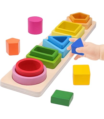 Juguetes De Madera Montessori Juguetes Montessori Para Niños 1-3