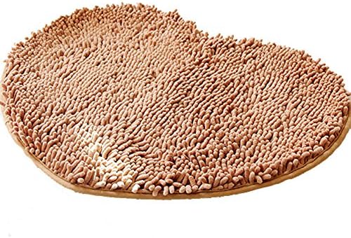 Colorful Heart Love Soft Fluffy Bedroom Rug Bathroom Bedroom Carpet Mat (Champagne, 60*70CM)