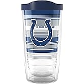 Tervis NFL Indianapolis Colts - Hype Stripes Made in USA Double Walled Insulated Tumbler Travel Cup Keeps Drinks Cold & Hot, 16oz, Classic