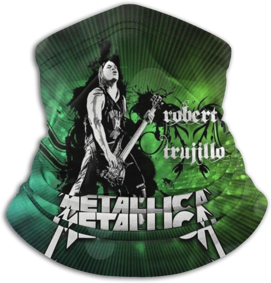 Metallica Neck Warmer Soft Microfiber Headwear Face Scarf Mask For Winter Cold Weather Keep Warm
