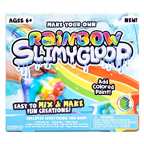 SLIMYGLOOP Make Your Own Rainbow DIY Slime Kit by Horizon Group USA
