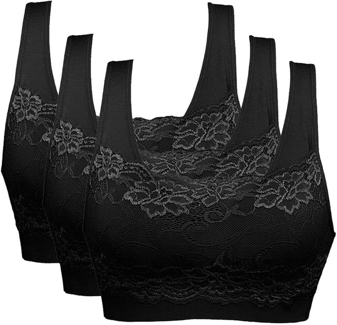 Litthing Women Sports Bra Seamless Comfortable Soft Breathable Ladies