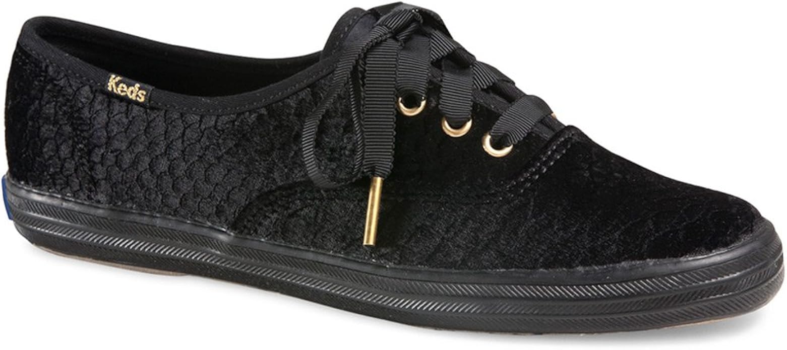 Keds Champion Embossed Black Velvet WF52052 (7 B(M) US