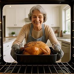 HIC Kitchen Rectangular Wire Roasting Rack, Nonstick