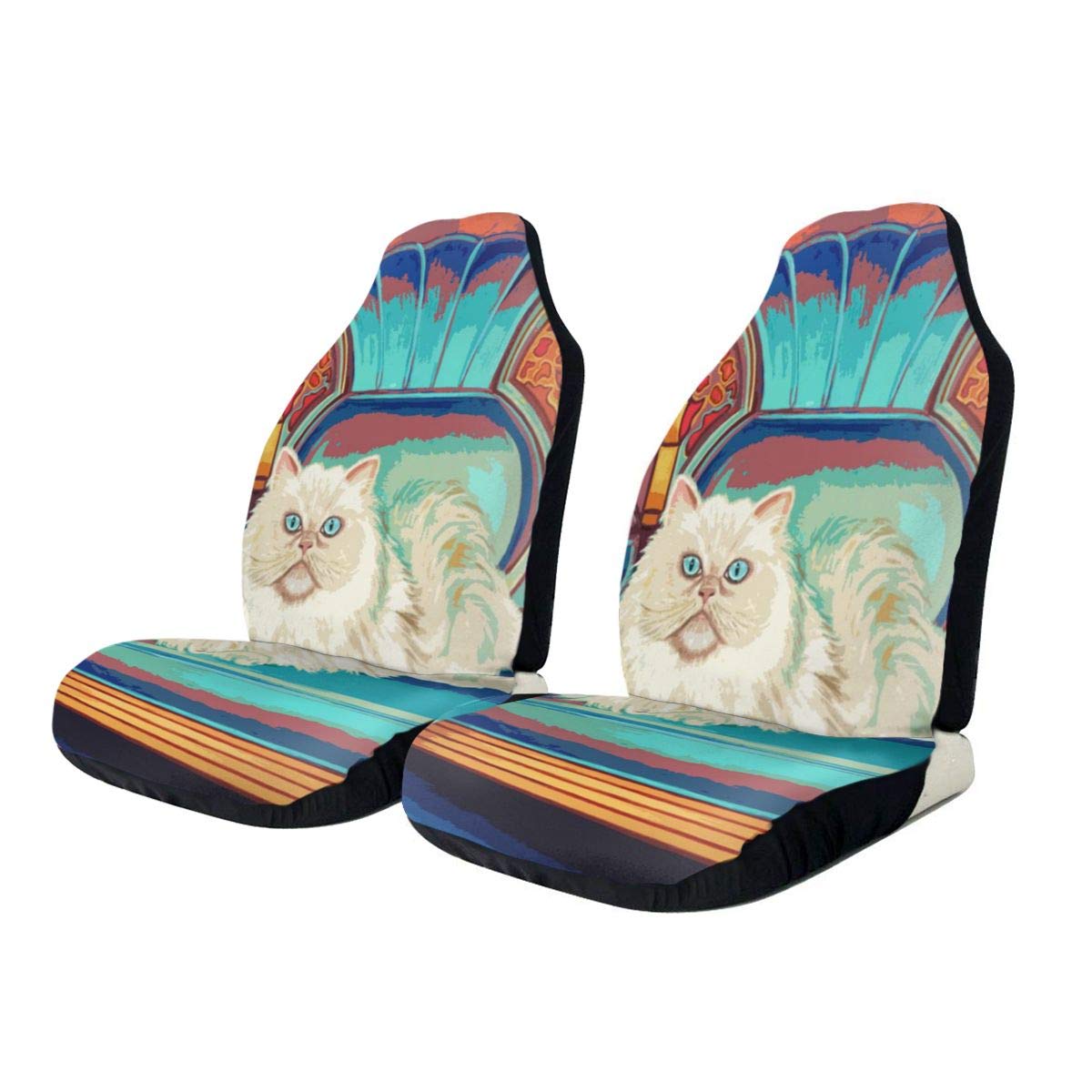 CHILL·TEK Car Seat Covers, Domestic Longhaired Cat Auto