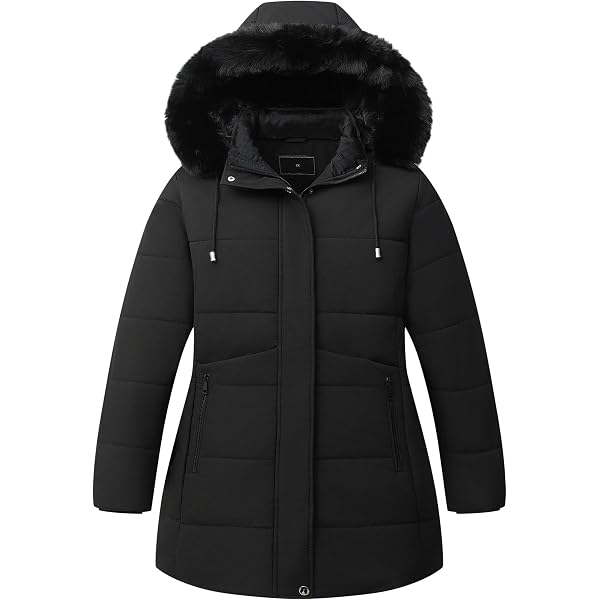 Amazon.com: MOERDENG Women's Winter Puffer Coat Thicken Fleece