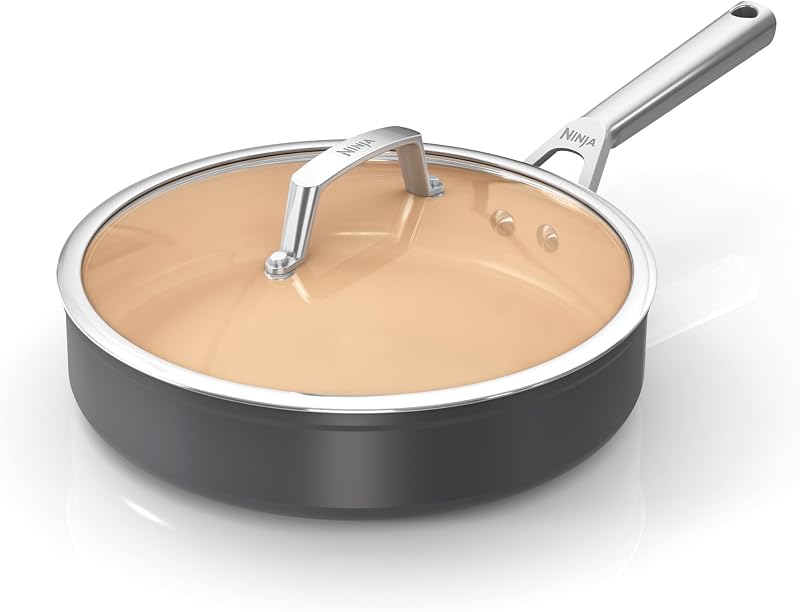 Ninja Extended Life 26cm Ceramic Sauté Pan Non-Stick Induction Compatible