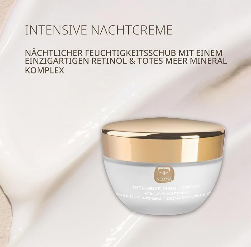 - Intensive Nachtcreme mit Retinol - Anti-Falten & Nährend - 50g