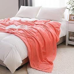 NANPIPER Throw Blanket Ultra Soft Thick Microplush