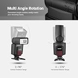 NEEWER TT560 Camera Flash Speedlite GN38 5600K Off-Camera S1/S2 view 8