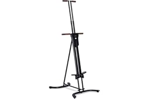 Soozier Folding Adjustable Step Machine Vertical Climber Exercise Fitness Equipment for Home Gym Cardio Climbing System