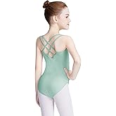 Daydance Toddler Kids Girls Camisole Leotards for Ballet, Double Breast Dance Bodysuit