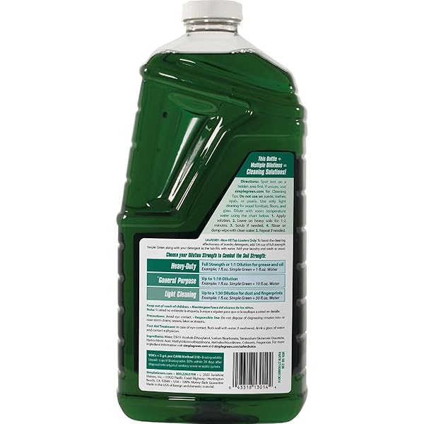 SIMPLE GREEN 13014 67 ALL PURPOSE CLEANER, GREEN, 67.6 FL OZ, 1 COUNT
