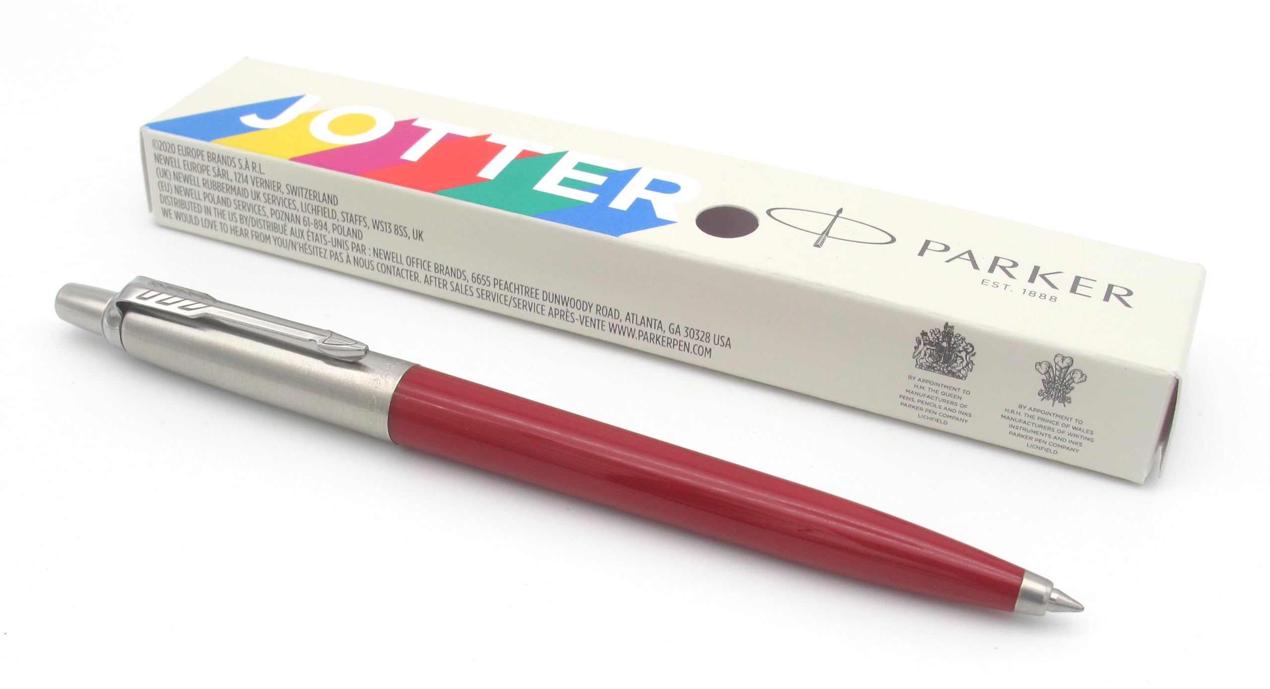 Parker Jotter Originals Gel Ballpoint Pen - Classic Red Finish - Black Gel Ink - Gift Boxed