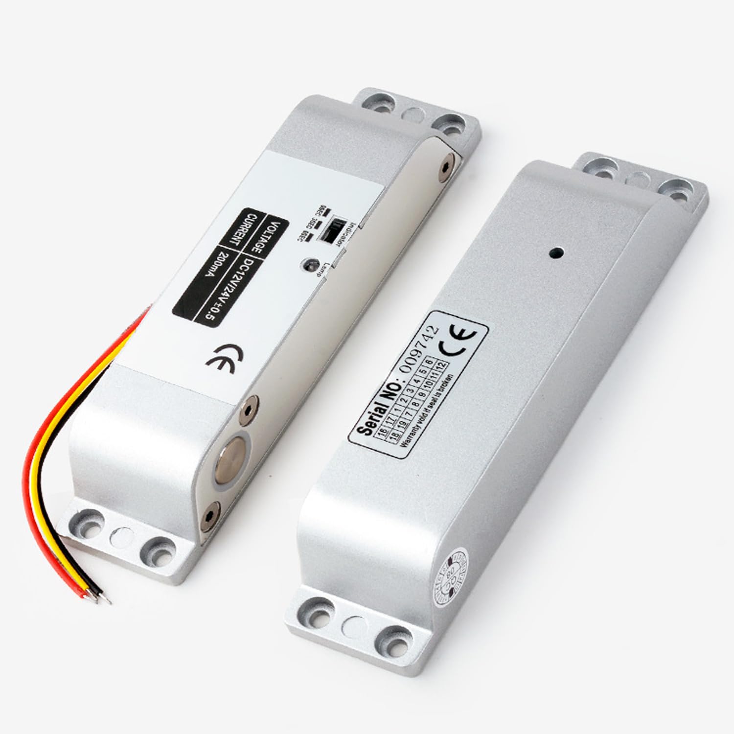 AOAMZ Electric Drop Screw Lock with Time Delay DC 12 V Fail Safe with Time Delay Electric Lock for Door Access Control System