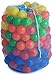 Gideon™ 100 Heavy Duty Colorful Plastic Soft Air-Filled Pit Balls for Ball Pits, Bounce Houses, Play Tents, Kiddie Pools, Pack 'n Play, Play Tents, Playhouses, etc. / Crush Proof, Commercial Grade, Phthalate Free & PVC Free