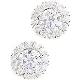 SHASHI Women's Grace Studs, Silver, One Size