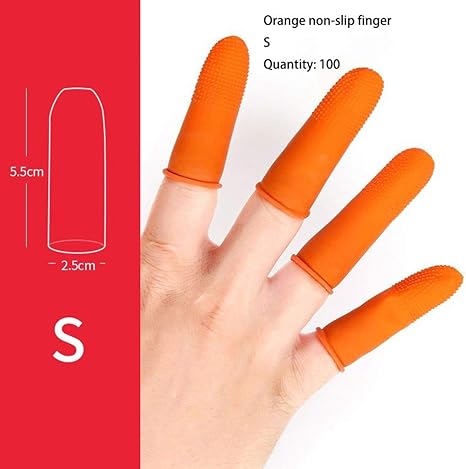 Amazon Co Jp Ygc24 ゴム製指スリーブ 太い耐摩耗性 作業保護指カバー 使い捨てノンスリップ注ネイルカバー 防水シリコーン Large Capacity Leakproof Stainless Steel Oil Kettl Color B ホーム キッチン