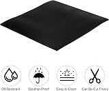 PATIKIL Black Rubber Anti Vibration Pads 20x20x0.12 Inch for HVAC Washing Dryer view 3