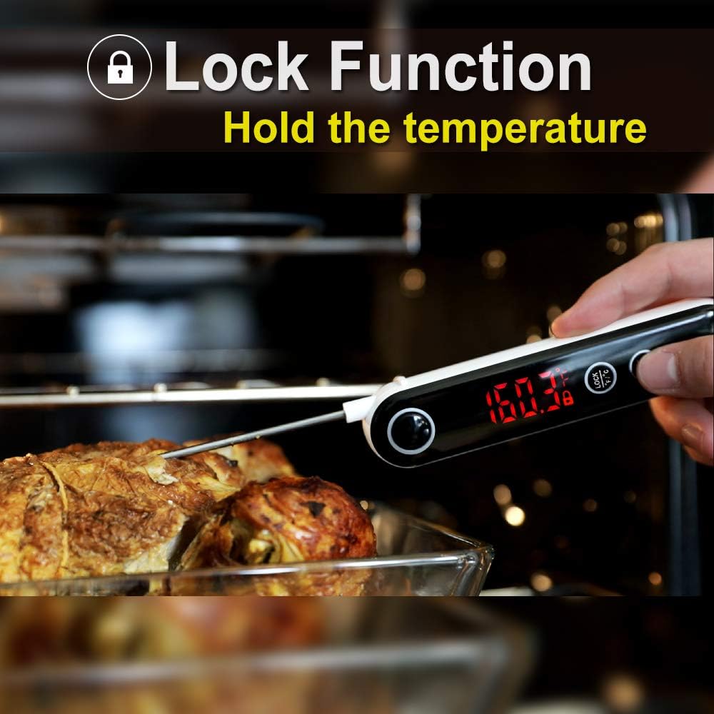 ThermoPro TP18 Ultra Fast Thermocouple Digital Instant Read Meat Thermometer for Grilling BBQ Smoker Kitchen Food Cooking Thermometer for Oil Deep Fry Candy Thermometer: Kitchen & Dining