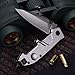 Pocket Folding Spring Assisted Knife - Portable Stainless Steel Locking Folder - Survival Compact Liner Lock Knife with Glass Breaker - Super Sharp Blade Knife for EDC Defense - Grand Way 6698 TN