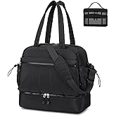 BAGZY Diaper Bag Tote,Hospital Bag for Women Labor Delivery Lightweight Travel Diaper Bags Waterproof Large Mommy Maternity Travel Baby Bags for Mom and Dad with Shoe Compartment and Wet Pocket Pink