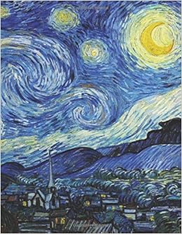 Amazon Com Vincent Van Gogh Black Paper Sketchbook Starry Night