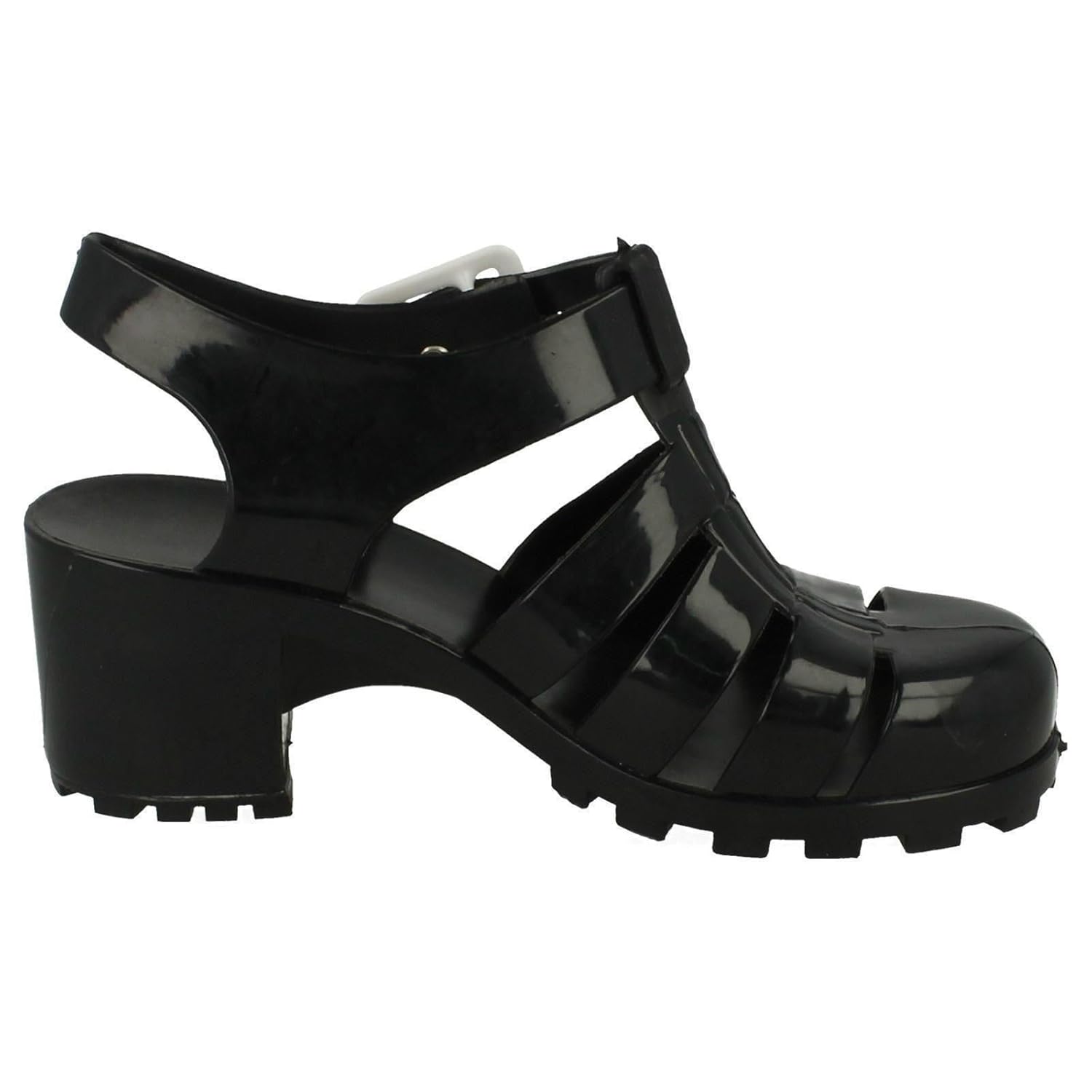 girls heeled jelly shoes