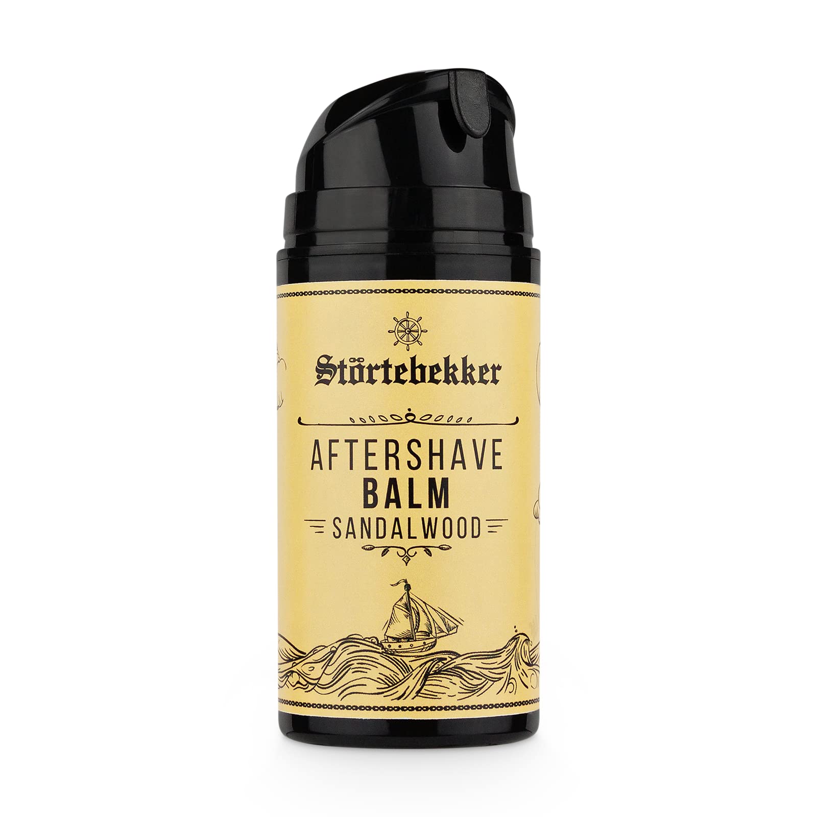 Störtebekker® Premium After Shave Balsam für Herren mit Sandelholz Duft - Gegen Hautirritationen, Rasurbrand - Hautpflege nach der Rasur - Angenehmer Duft - Männer Aftershave Balm - Made in Germany 5