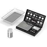 MAXUS Digital Gram Scale 500g x 0.01g with 100g Calibration Weights