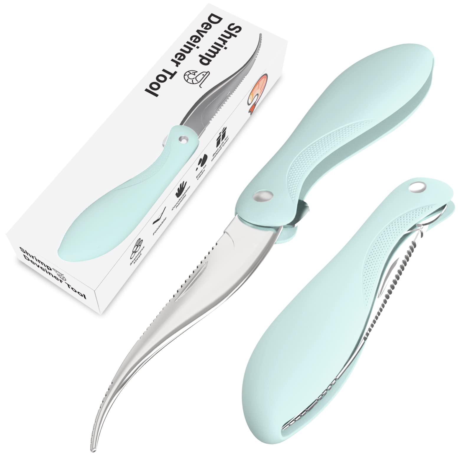 Luvan Shrimp Deveining Tool,Shrimp Deveiner with