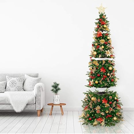 Amazon Co Jp Easy Treezy 18 Et Hist 55 5 5フィート プリライト プレデコレーション 歴史的なダグラスのモミ 人工クリスマスツリー組み立て簡単 レッド ゴールド ホーム キッチン Amazon Co Jp Easy Treezy 18 Et Hist 55 5 5フィート プリライト プレデコレーション 歴史的なダグラスのモミ 人工クリスマスツリー組み立て簡単 レッド ゴールド ホーム キッチン
