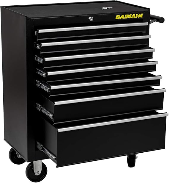 Carrello Attrezzi Officina Carrello Portautensili Con 4 Cassetti E 70 Pezzi Attrezzi Inclusi - Cassetti A Sfera, Ruote Con Freni, Per Hobby E Lavoro Carrello Con Ruote Portatutto - Foto 7