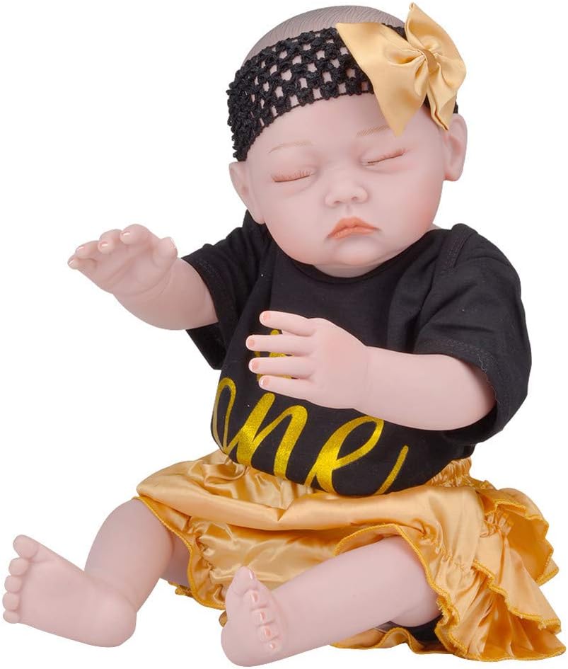 Prezzo Ziyi Newborn Baby Doll, Mano Morbida in Vinile del Silicone Reale di Tocco Bambino realistica Reborn Ragazze Dolls Occhi Chiusi realistica del Bagno del Bambino Giocattoli Regalo di Natale Offerte