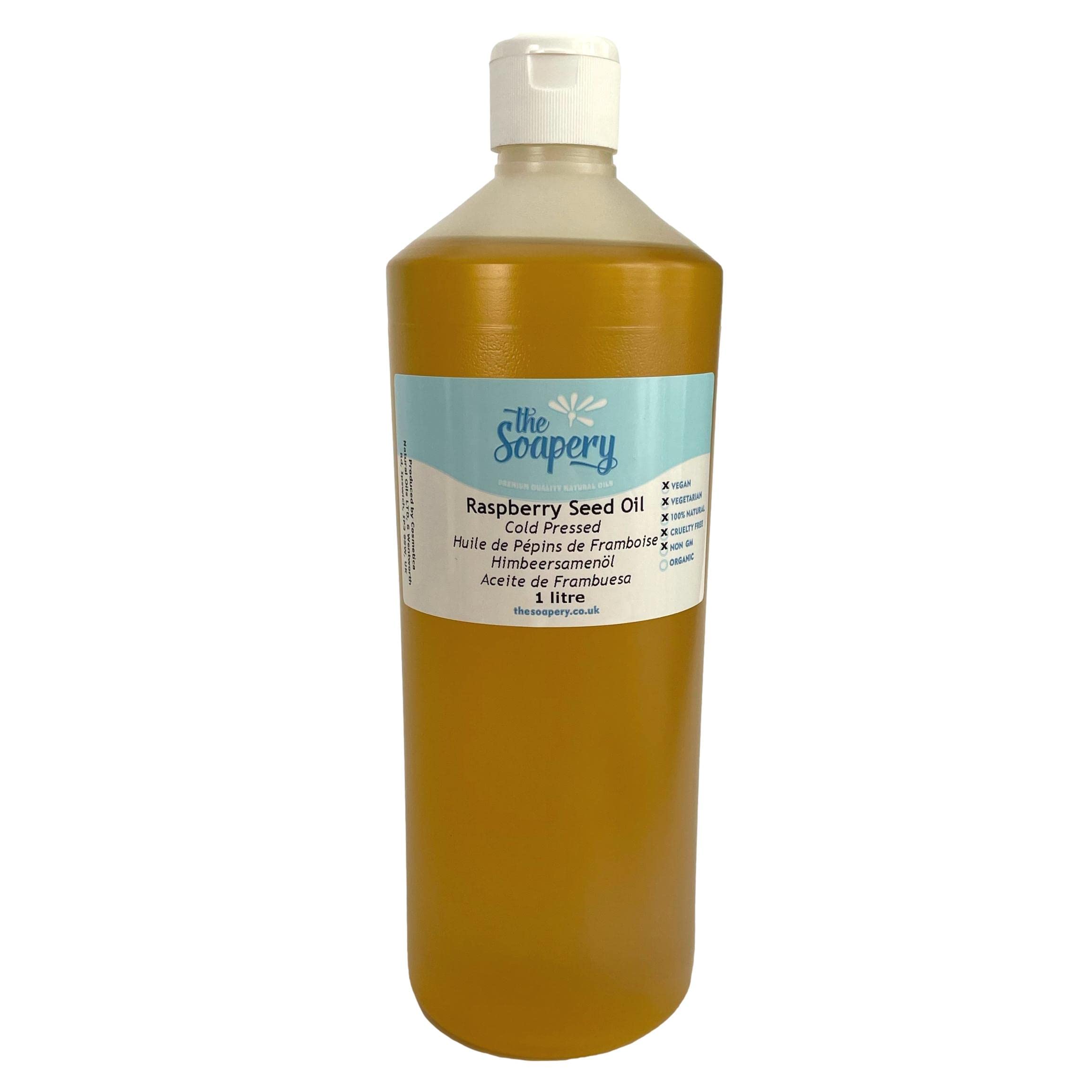 Red Raspberry Seed Oil 1 litre - 100% Pure Cold Pressed