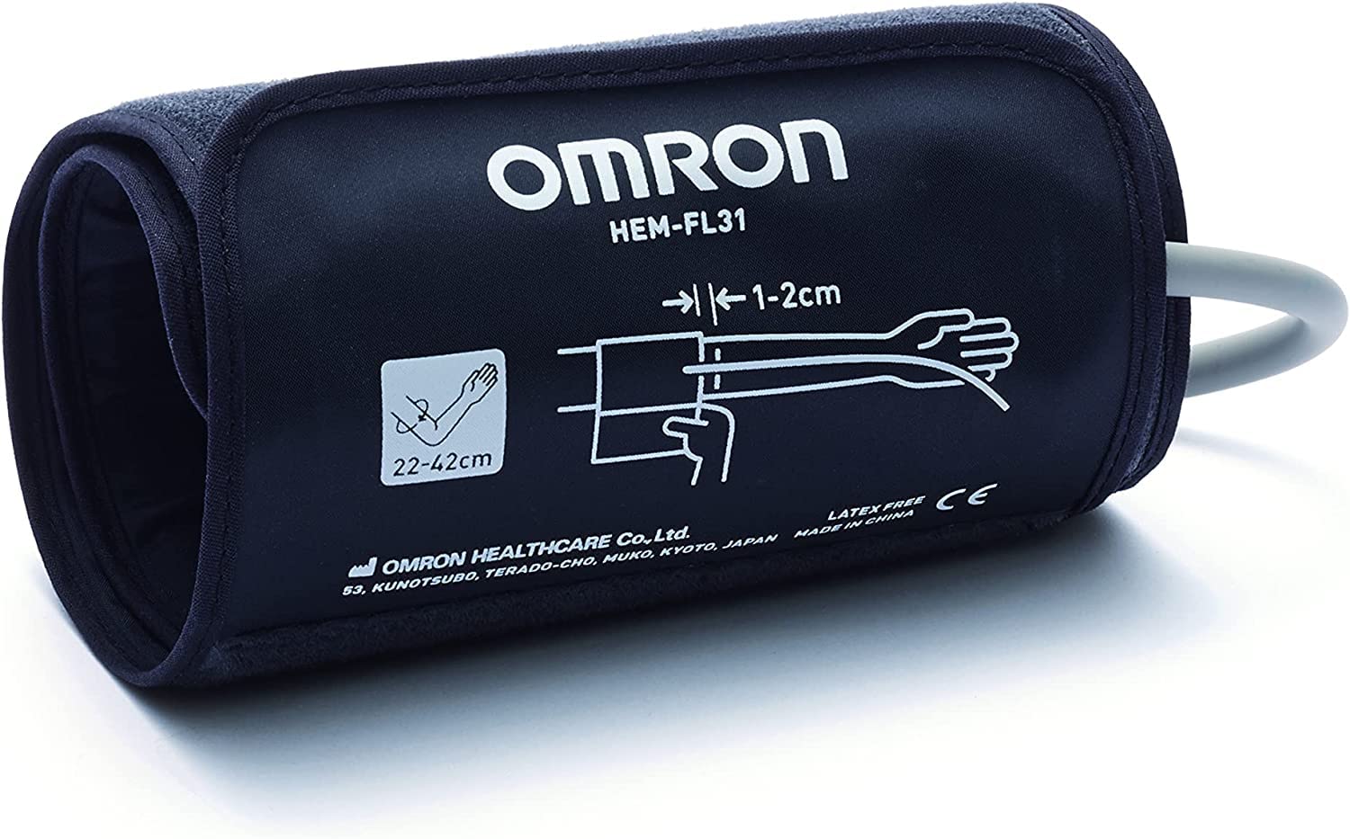 OMRON Intelli Wrap Cuff Original Accessory (22-42 cm) HEM-FL31-E for OMRON Upper Arm Blood Pressure Monitors