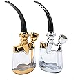 2 PCS Great Gifts for Mini Portable Hookah set with Shisha Accessories - TSHIRENHE - Golden and Silver, Handheld Hookah set, Perfect gifts for Boyfriend, Father, Husband, Brother, Sister or Friends