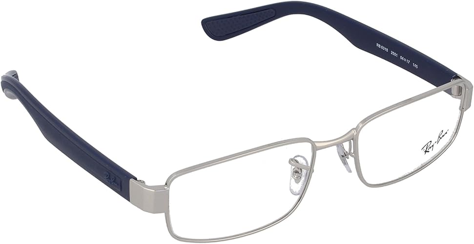 ray ban silver eyeglasses
