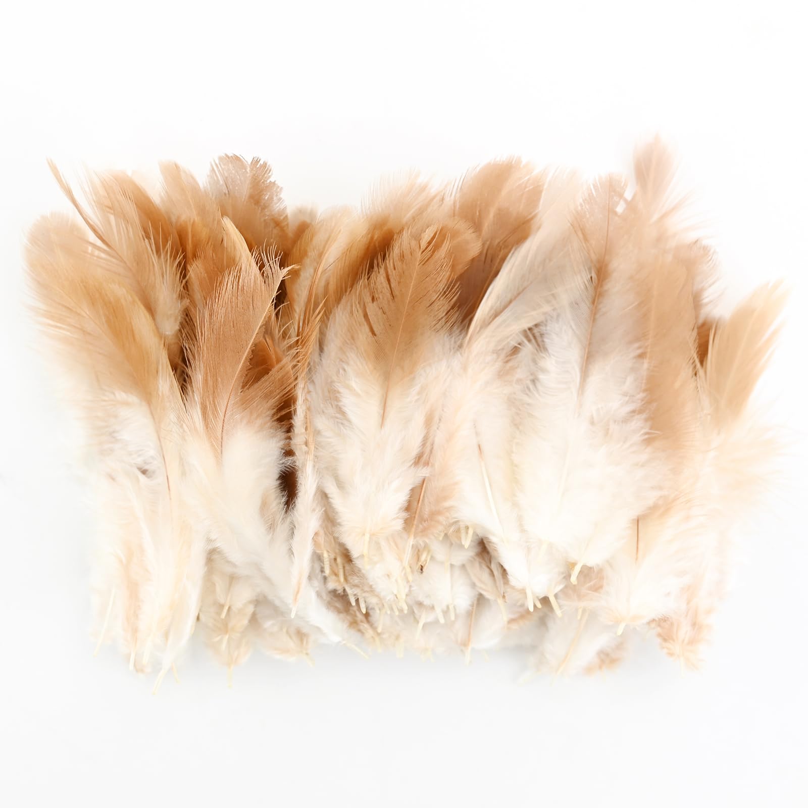 200 Pcs Natural Feathers Pheasant Feathers 5-8cm DIY Decorations Crafts Feathers Bulk Chicken Feather for Hats Earring Dream Catcher Activities Project Wedding Party Cosply Props Home Decoration (Ⅰ)