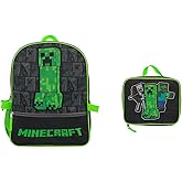 Bioworld Minecraft Backpack with Lunch Box for boys