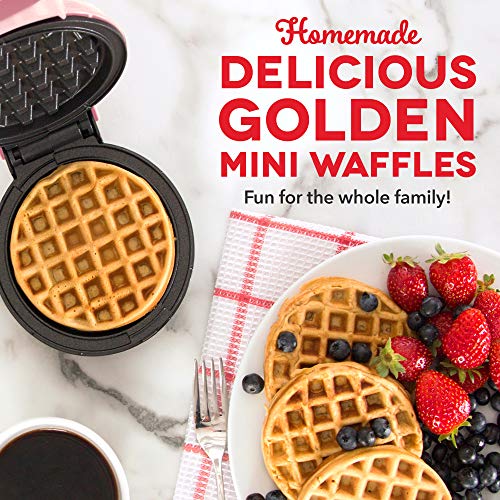 DASH Mini Maker for Individual Waffles, Hash Browns, Keto Chaffles with