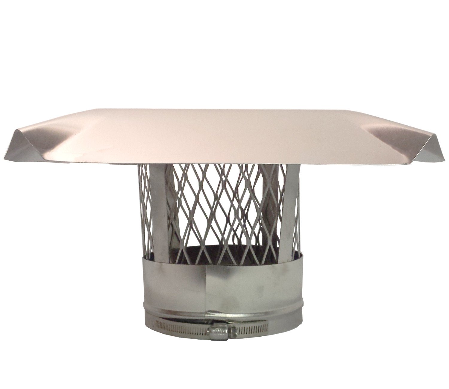 Rockford Chimney Supply Stainless Steel Chimney Rain Cap RockFlex