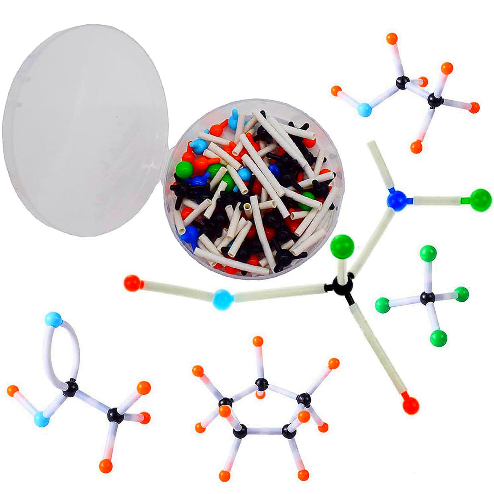 mengger Molecular Model Kit Organic and Inorganic Chemistry Scientific Structure Building Atom Links Educational Toys Teaching Learning Set Molecular Models