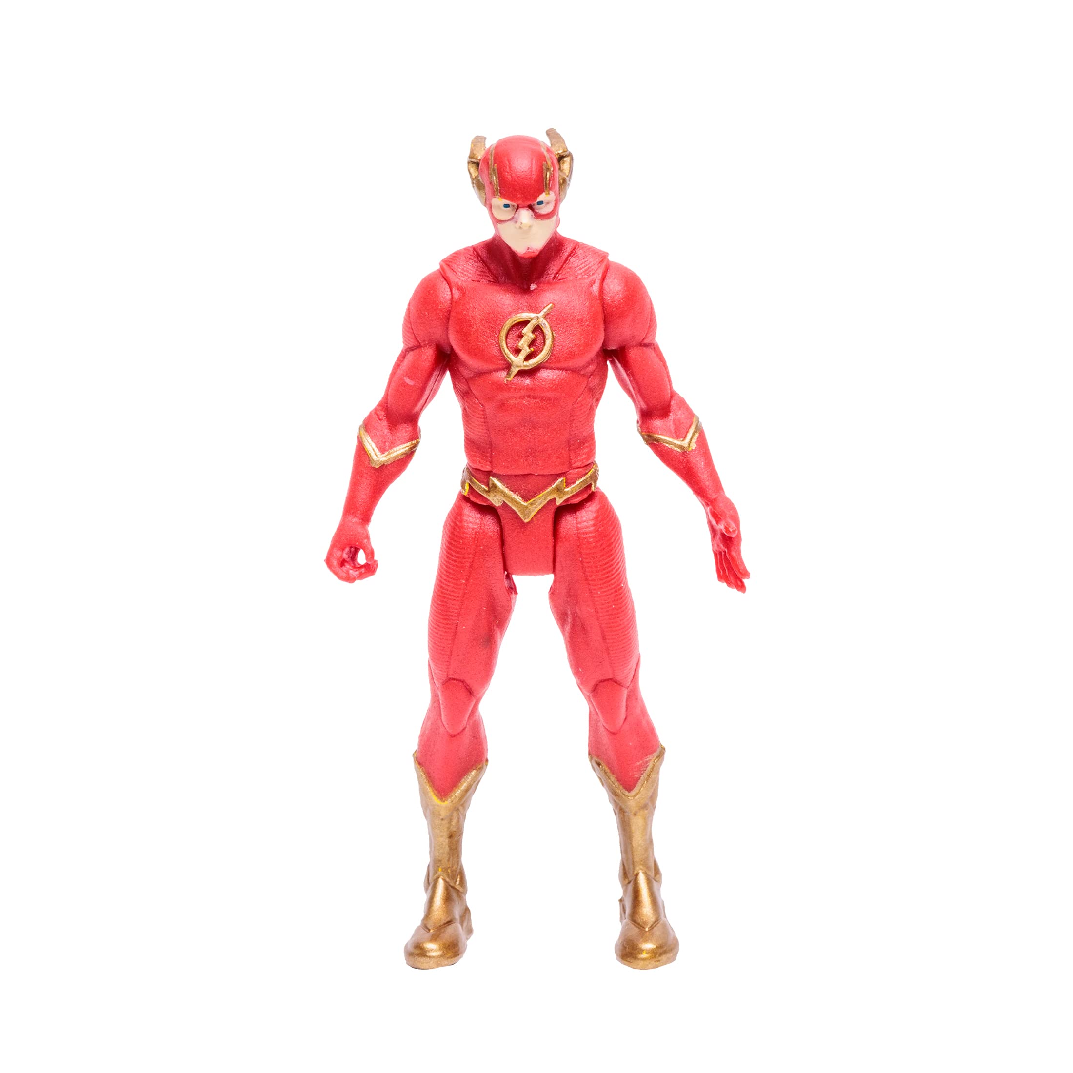 McFarlane Toys, DC Page Punchers, 3-Inch DC Comic The Flash (Metalic) Action Figure with 5 points of articulation, Collectible DC Figure with Character Comic Book – Ages 12+