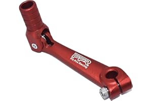 PPR PIT PRO RACING CNC Aluminum Folding Gear Shift Levers, Gear Shift Lever Fits for Kayo T2 T4 T4L ATV/Pedal Shift Lever for Pit Dirt Bikes(Red)